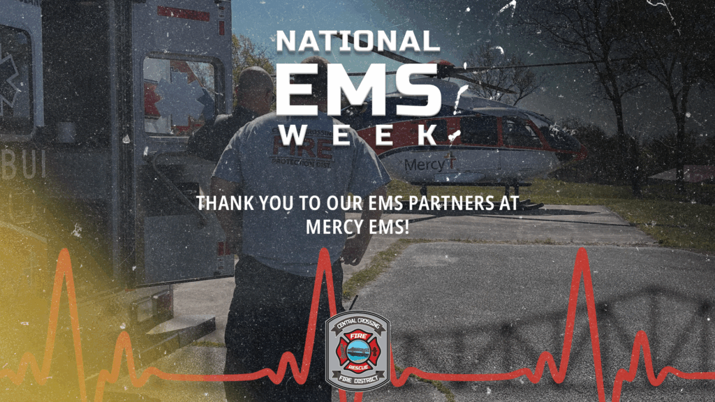 EMS Week Graphic from Central Crossing Fire