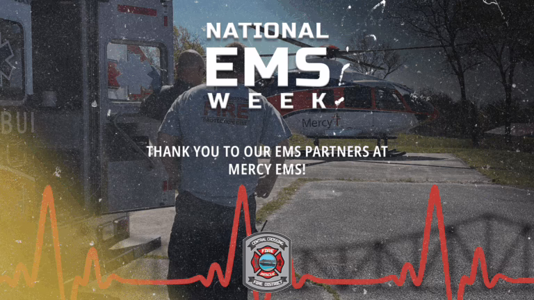 EMS Week Graphic from Central Crossing Fire